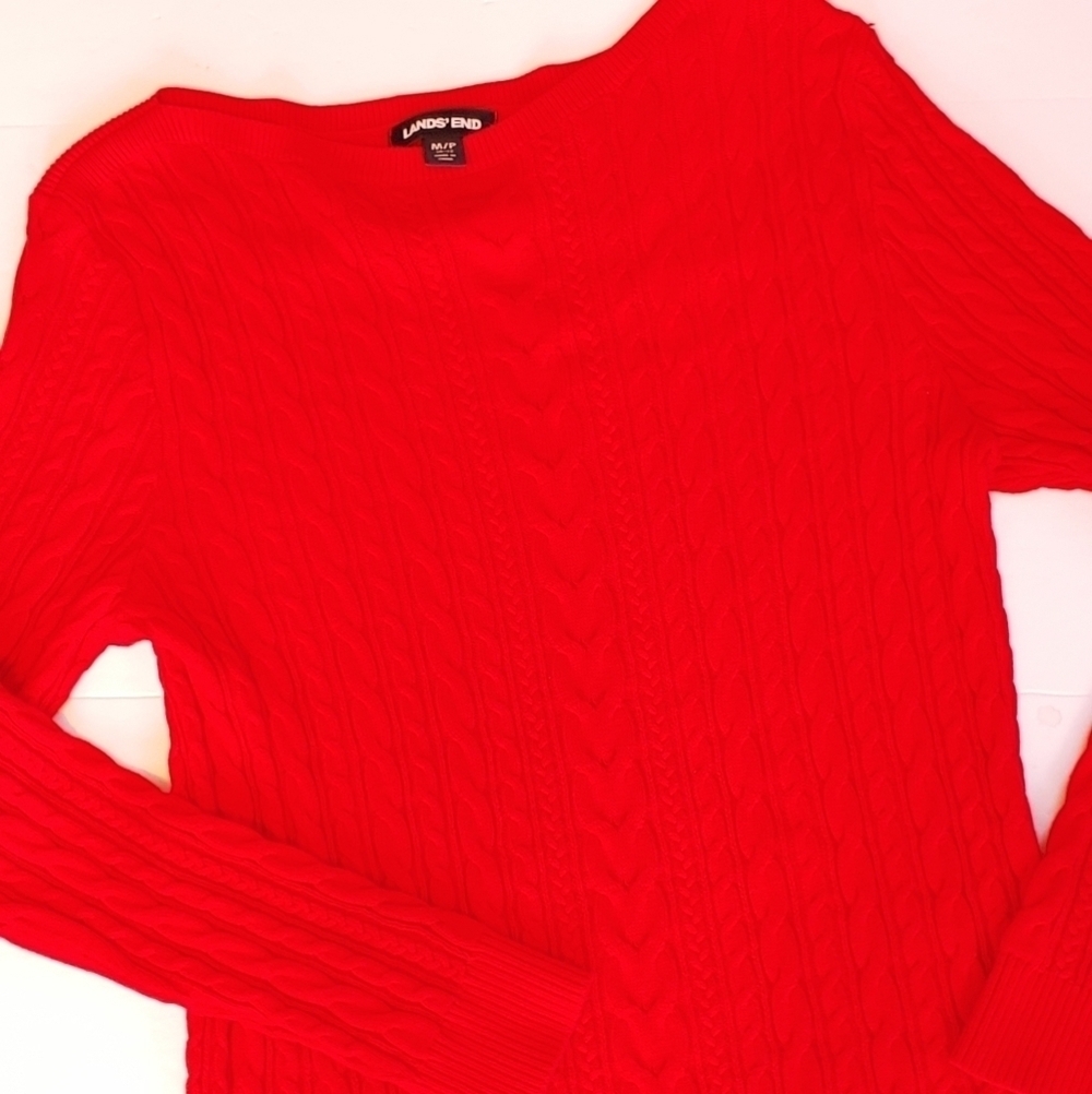 Red Cotton Sweater MP